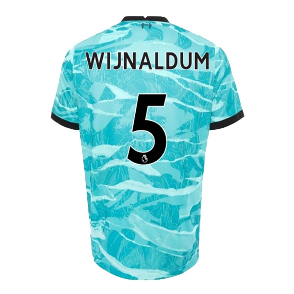 Camiseta Liverpool NO.5 Wijnaldum Segunda Equipación 2020-2021 Azul